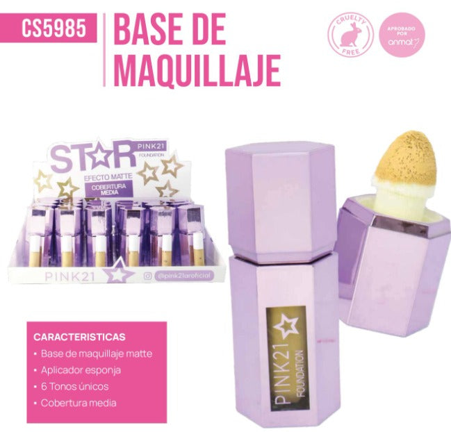 BASE DE MAQUILLAJE Pink21