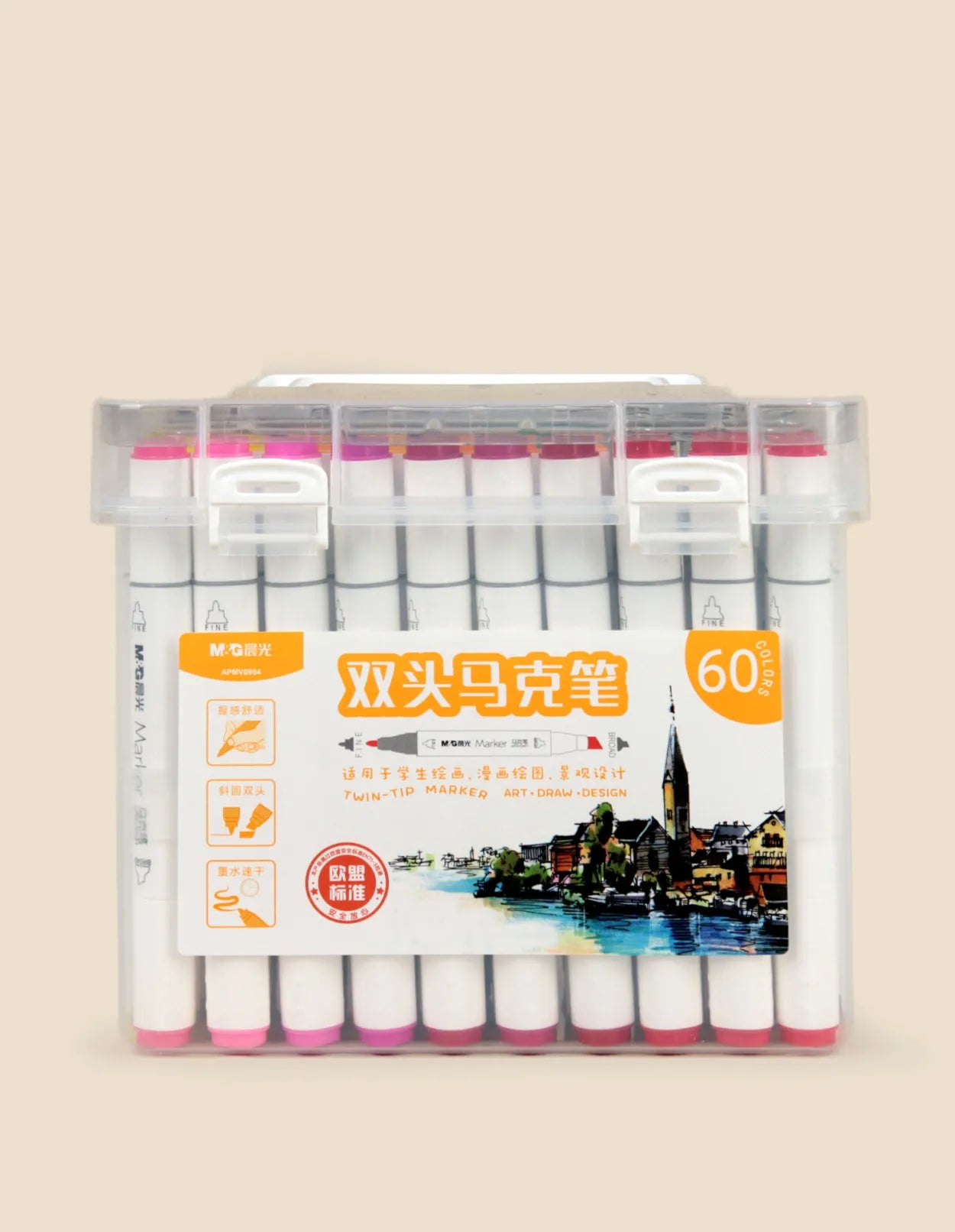 MARCADOR X60PCS LAVABLE CALIDAD ALTA