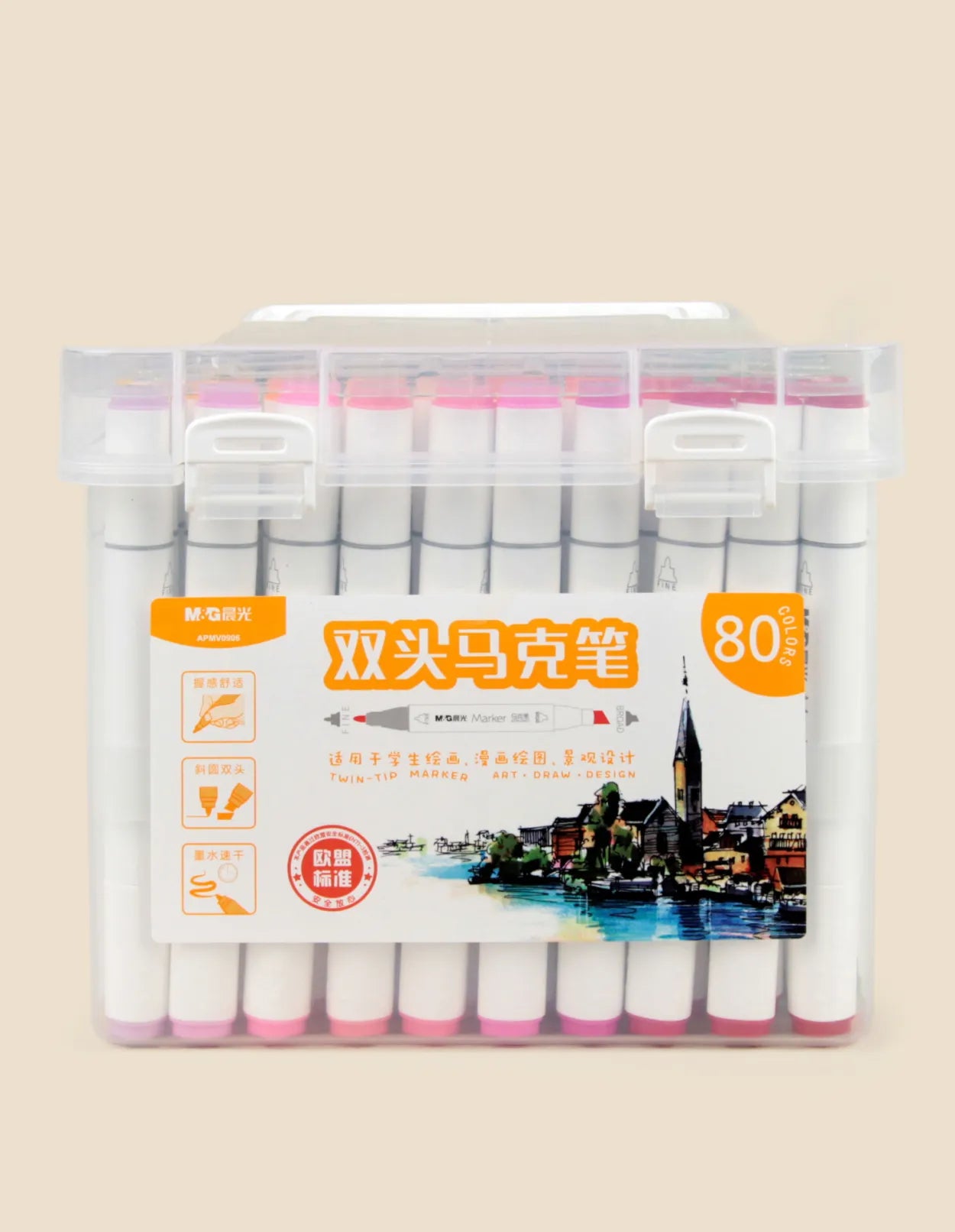 MARCADOR x80PCS LAVABLE CALIDAD ALTA