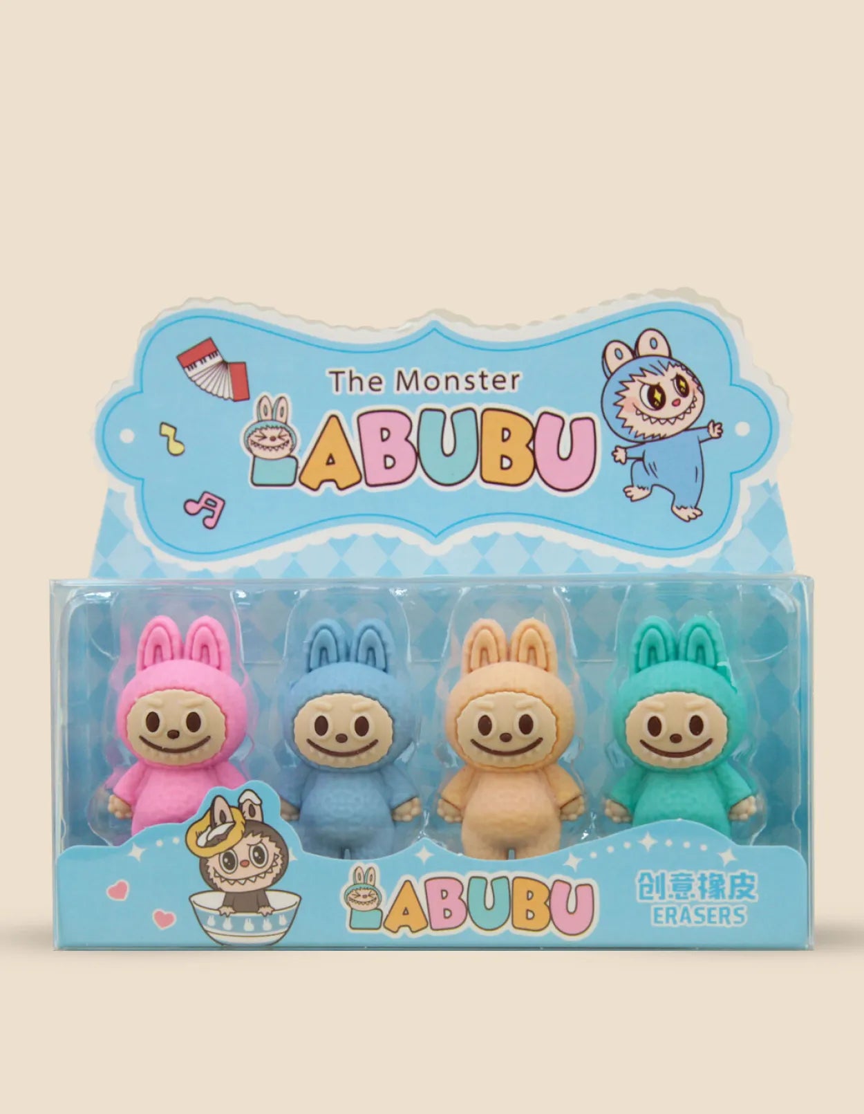 GOMAS DE BORRAR LABUBU