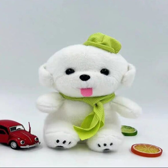 Peluche Perro Con Bufanta 20cm