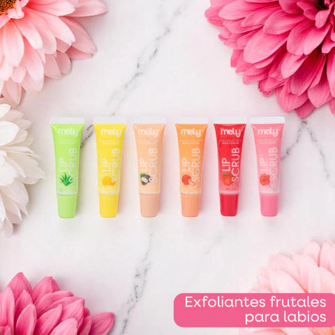 CAJA X24U EXFOLIANTE PARA LABIOS FRUTALES CON ÁCIDO HIALURÓNICO