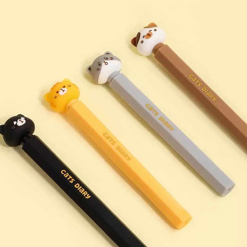 Boligrafo Gatito Con Protector x caja 24u