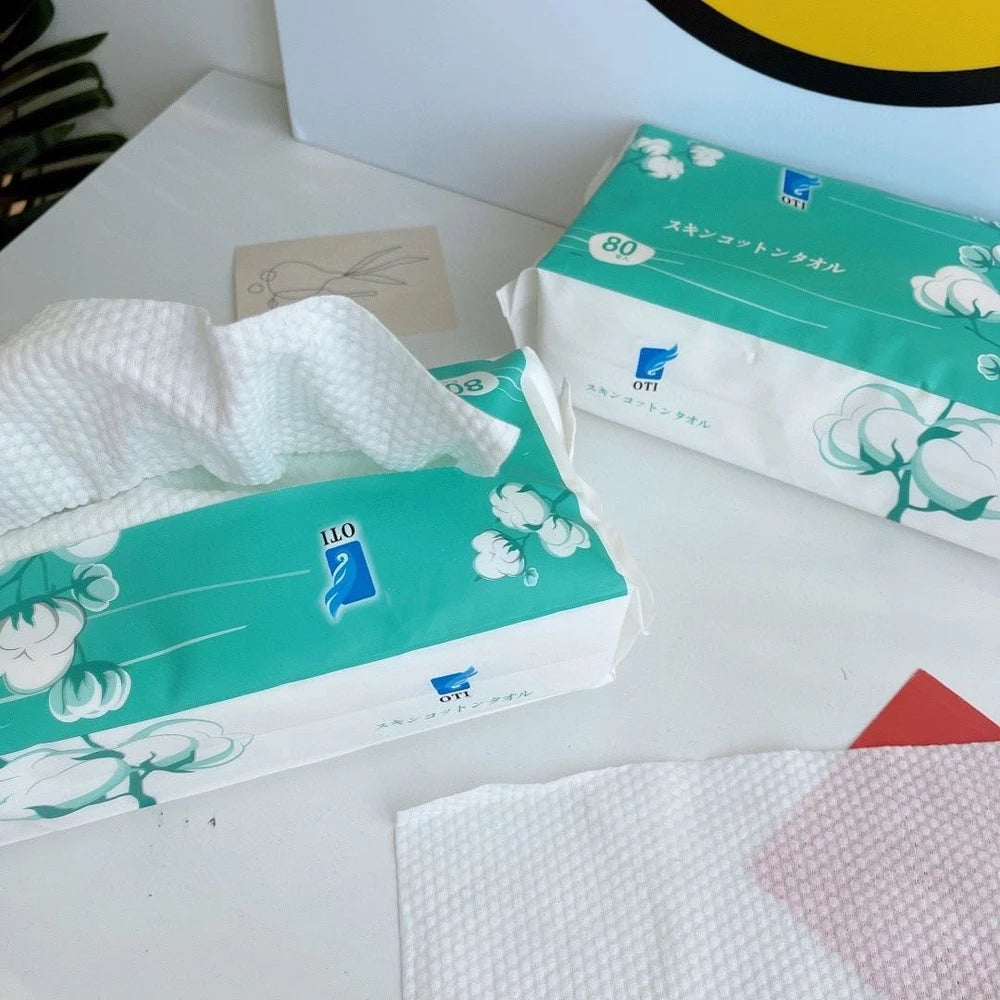 Toalla lavable limpieza facial paquete de 100 toallas