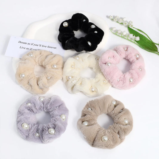Pack x 12u. Scrunchies Felpudo