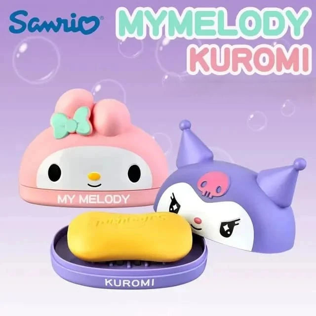 Jabonera Kuromi y Melody