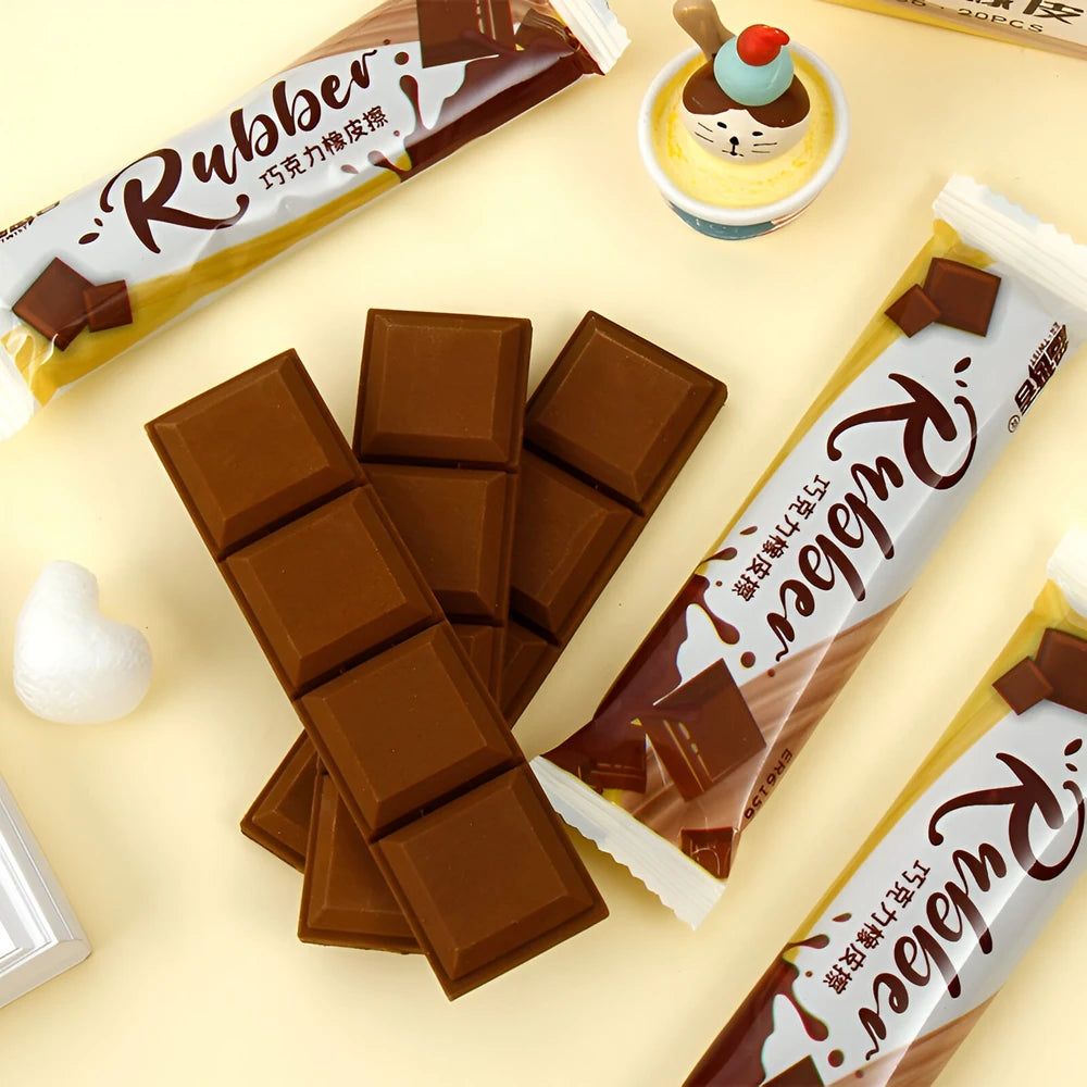 Borrador Barra de Chocolate.Goma de borrar.