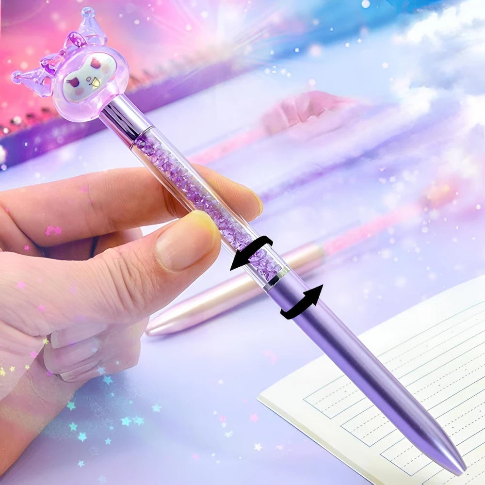 Boligrafo de kuromi Cristal
