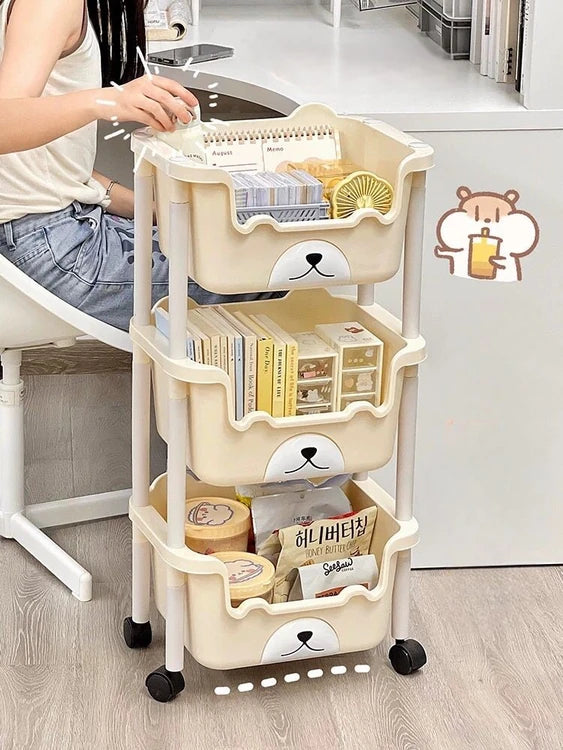 Carrito Oso Organizador 3 Niveles