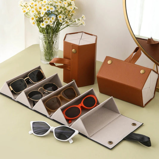 Estuche para Lentes 5 Divisiones Plegables