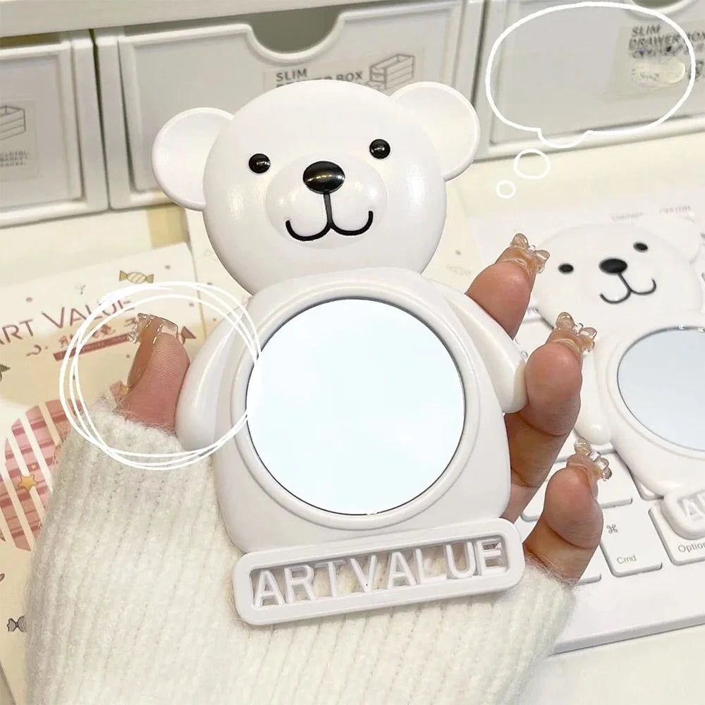 Mini Espejo Portátil Oso