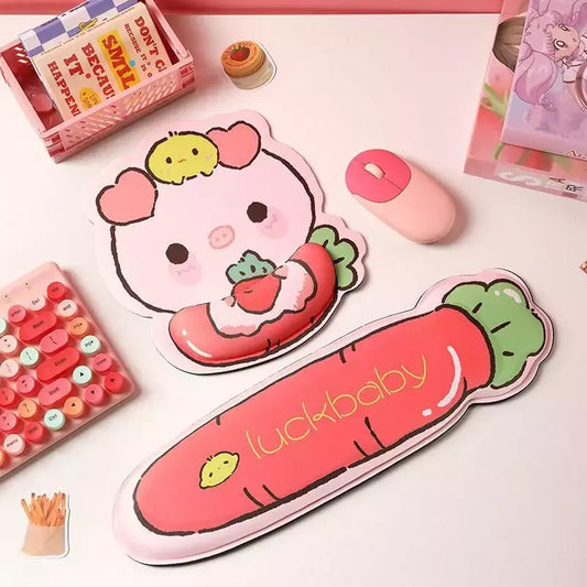 Set Mouse Pad + Reposa Muñecas