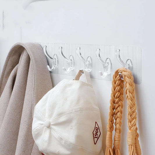 Perchero Adhesivo x 6 Ganchos