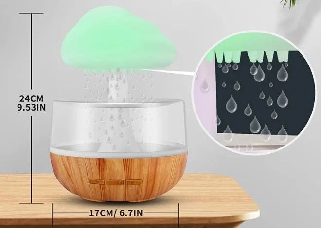 Lámpara Nocturna + Humidificador Nube