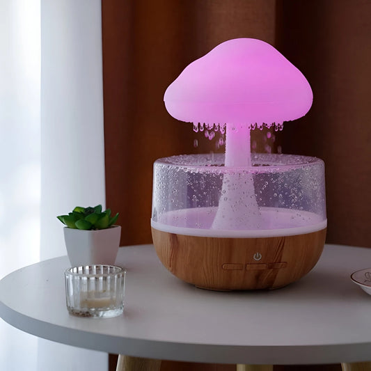 Lámpara Nocturna + Humidificador Nube