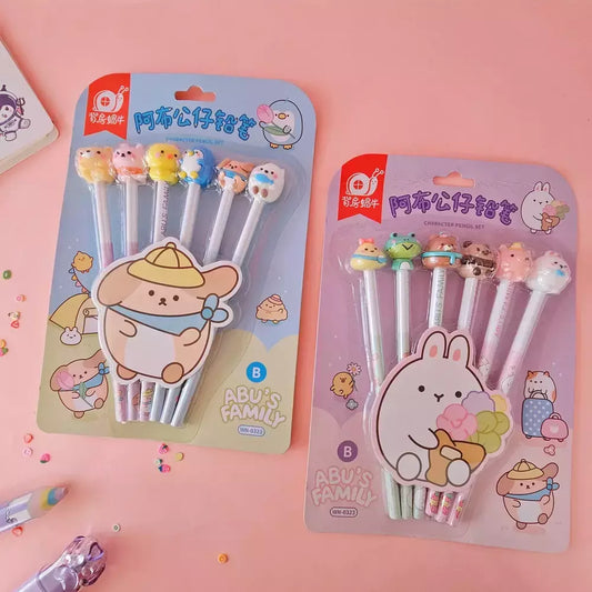 Set x 6U Lápices Animalitos