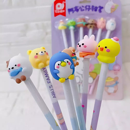 Set x 6U Lápices Animalitos