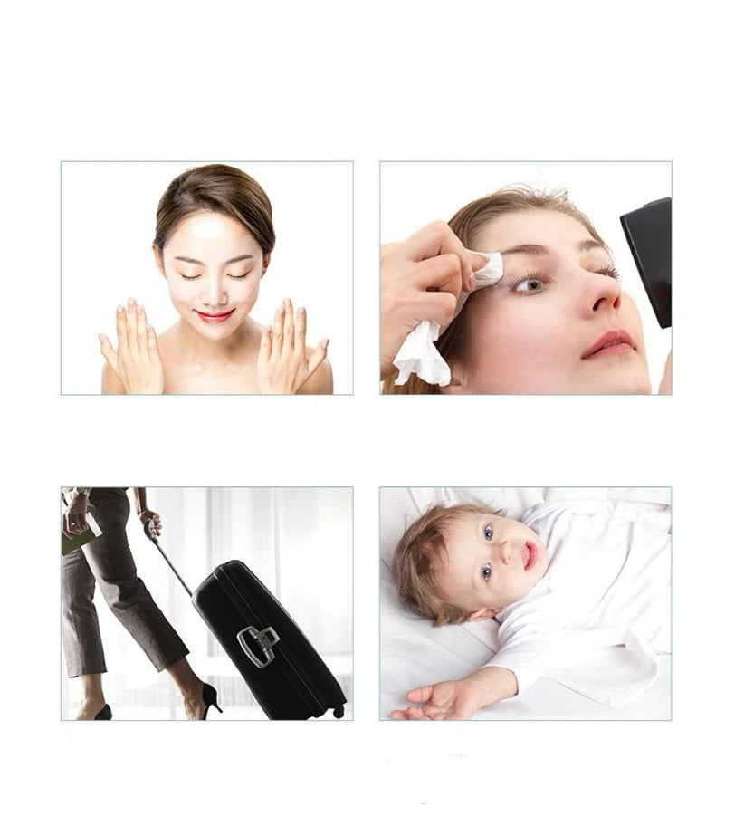 Toalla lavable limpieza facial paquete de 100 toallas