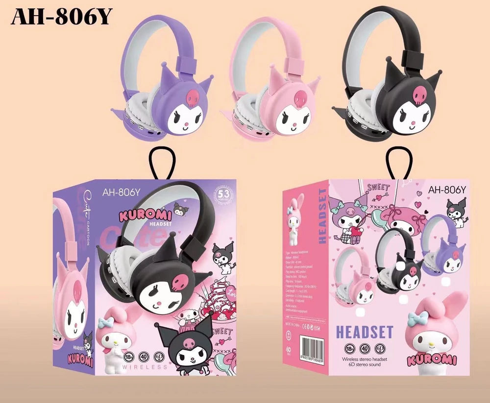 Auricular Bluetooth Kuromi.