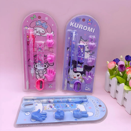 Set Escolar Kuromi y Melody