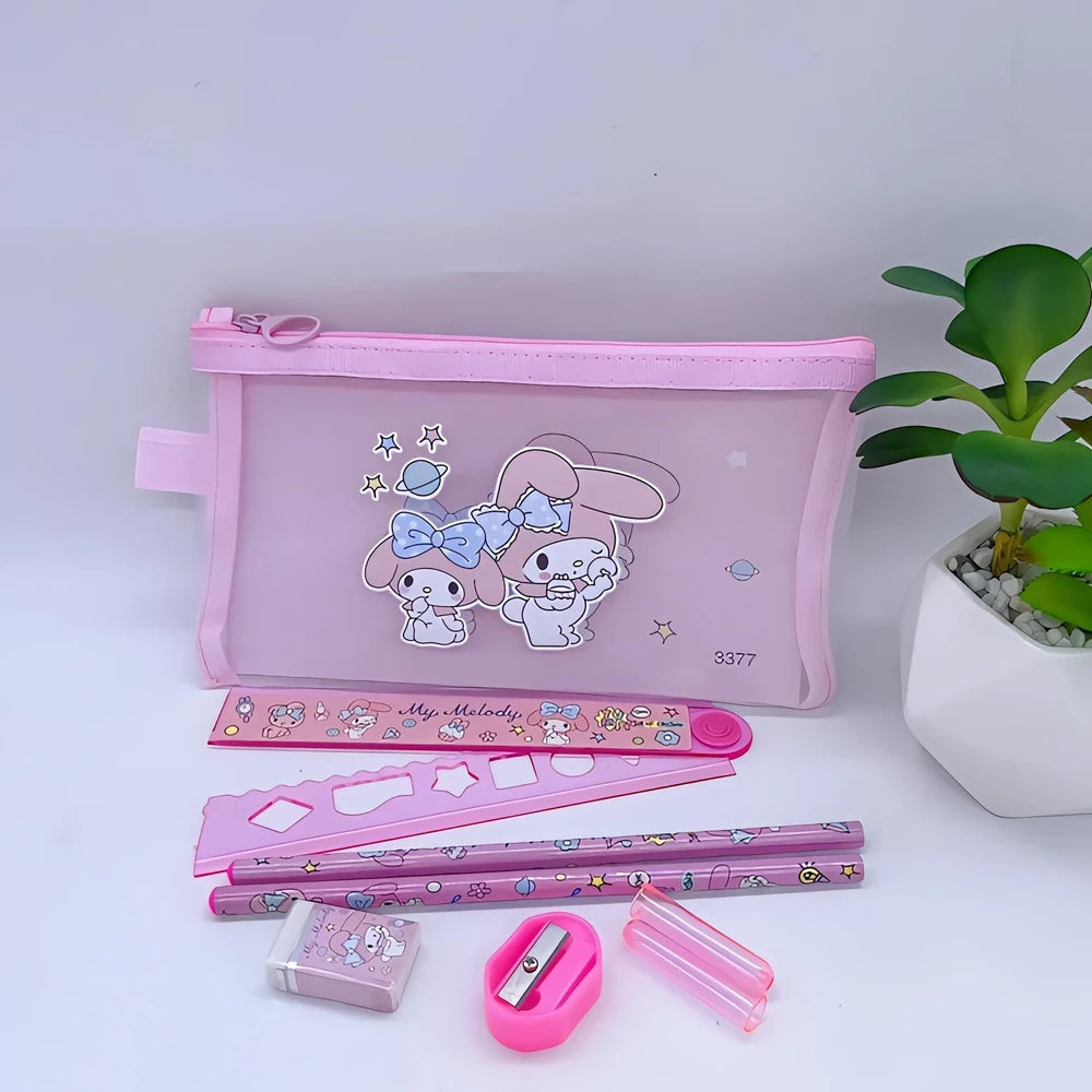 Set Cartuchera + Útiles Sanrio melody