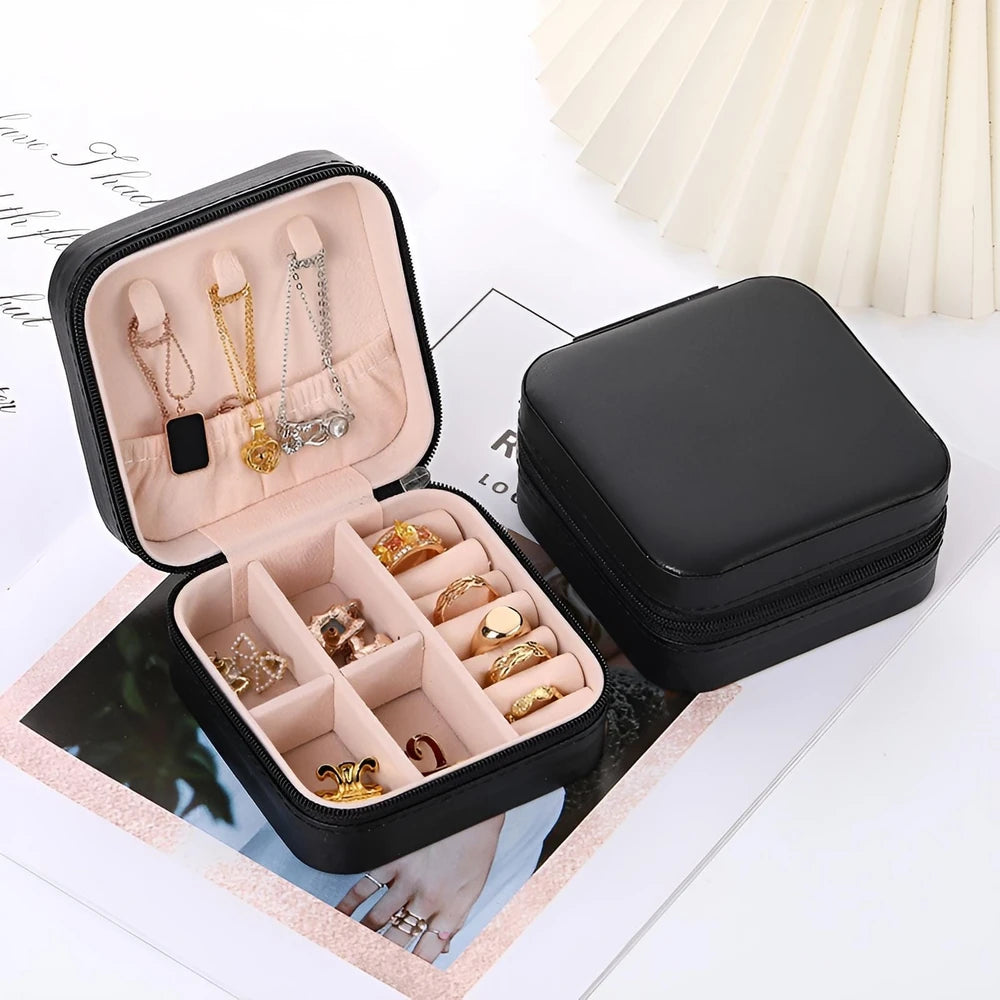 Alhajero Joyero Caja Organizador Joyas Anillos Y Accesorios