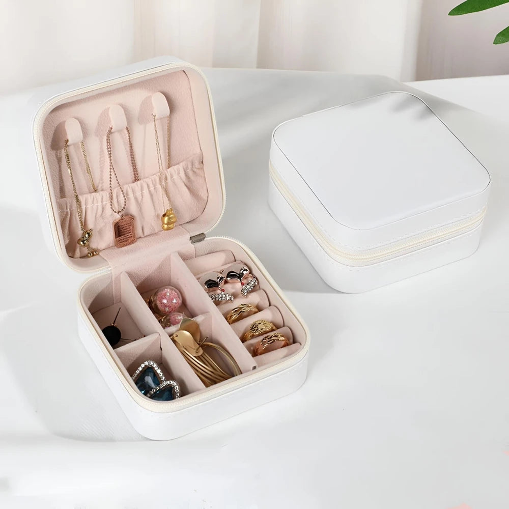Alhajero Joyero Caja Organizador Joyas Anillos Y Accesorios