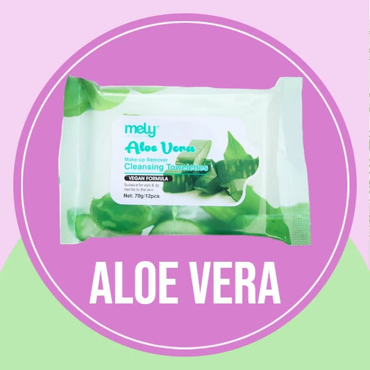 ALOE VERA MAKE-UP REMOVER CLEANSING TOWELETTES 70G MELY