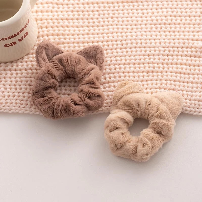 Pack x 12U. Scrunchies Gatito