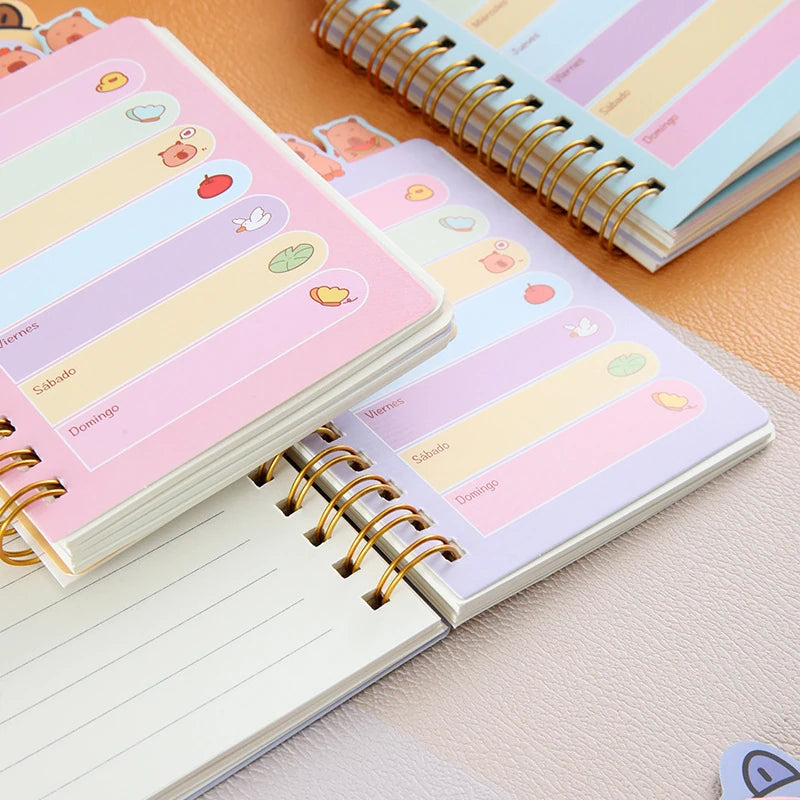 Mini Libreta Anillada Capybara