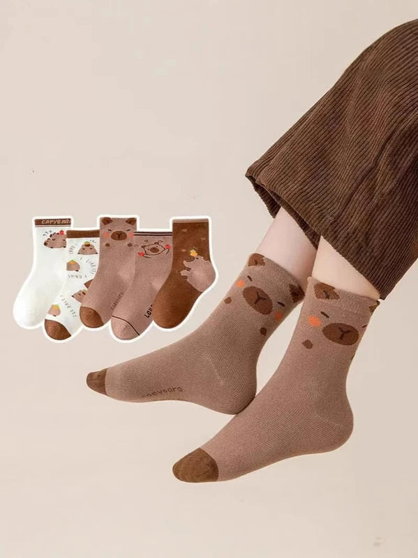 Medias de Capybara x 5 Pares