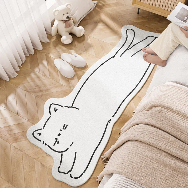 Alfombra perrito/ Gato Blanco