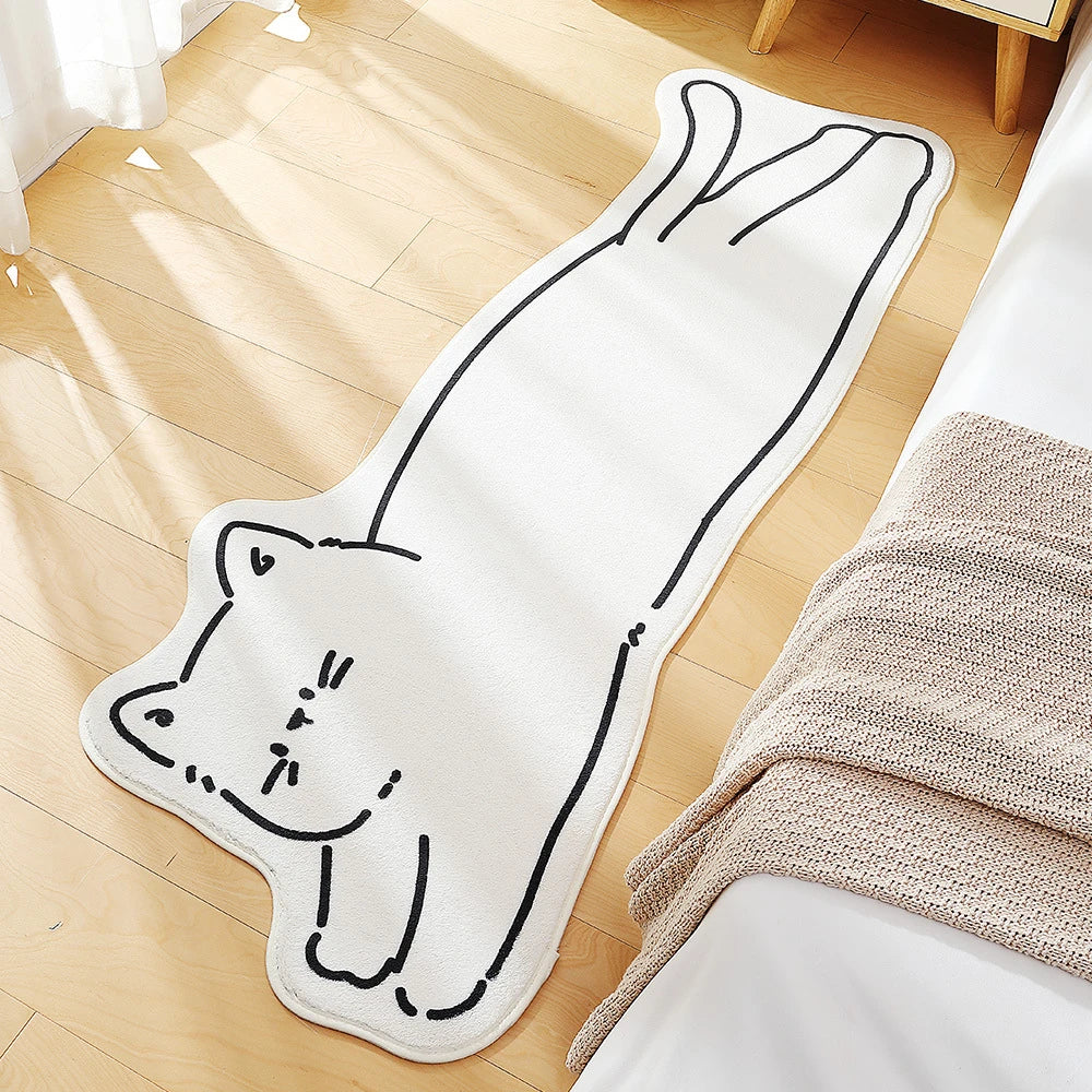 Alfombra perrito/ Gato Blanco