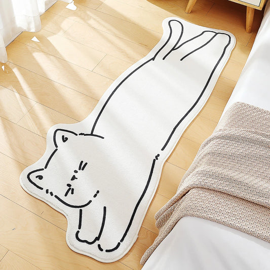 Alfombra Gato Blanco