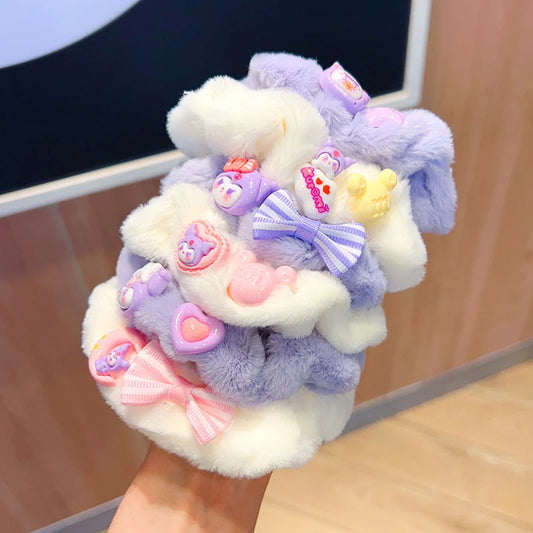 Pack x 12U. Scrunchies Kuromi