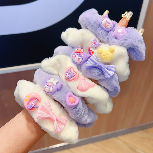 Pack x 12U. Scrunchies Kuromi