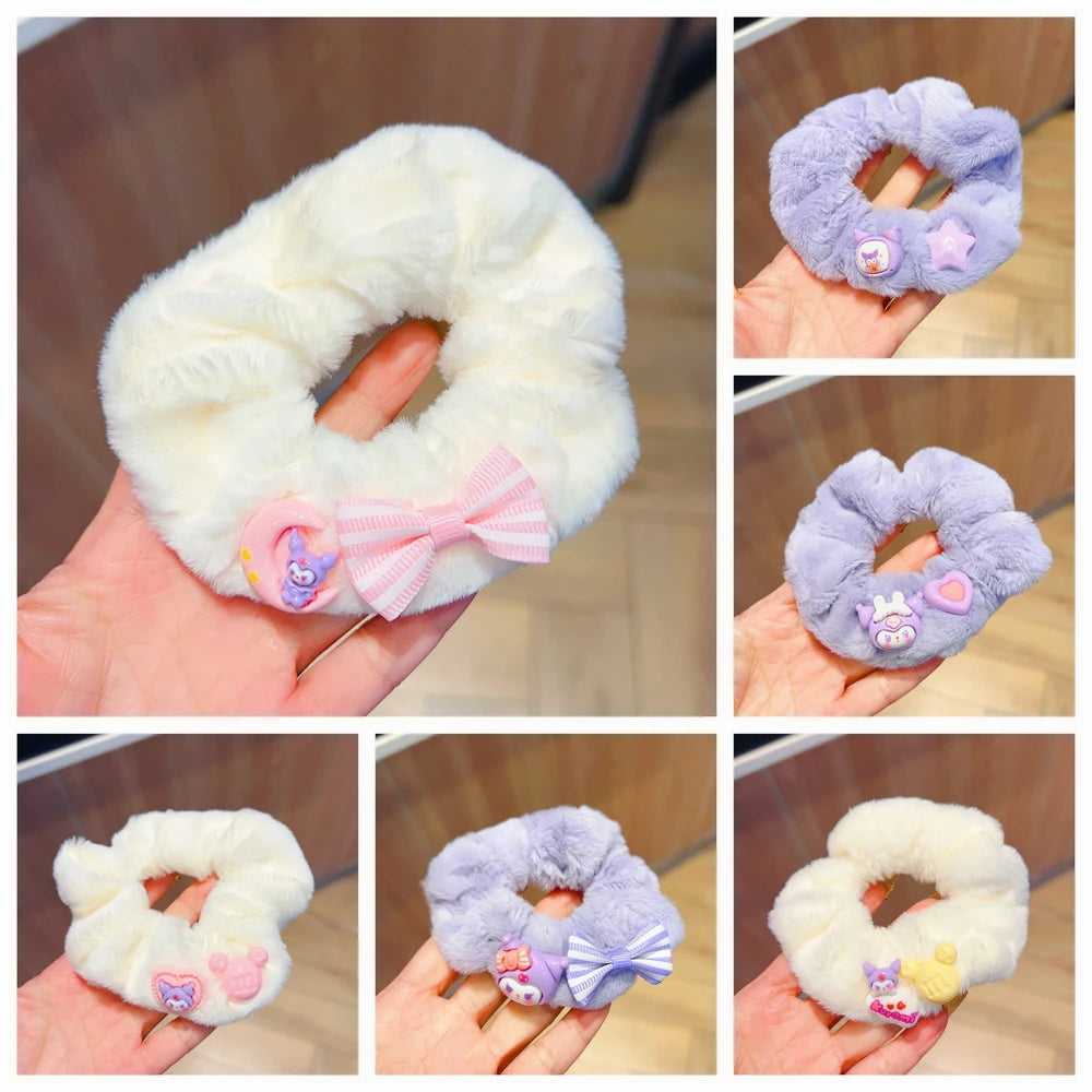 Pack x 12U. Scrunchies Kuromi