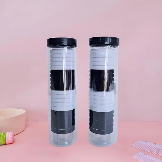 Tubo Colitas Negras y Blancas