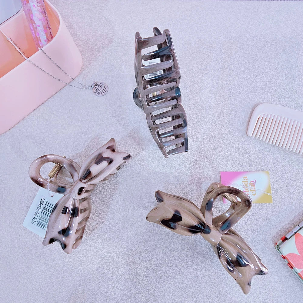Pack x 12 Broches Moño Animalprint