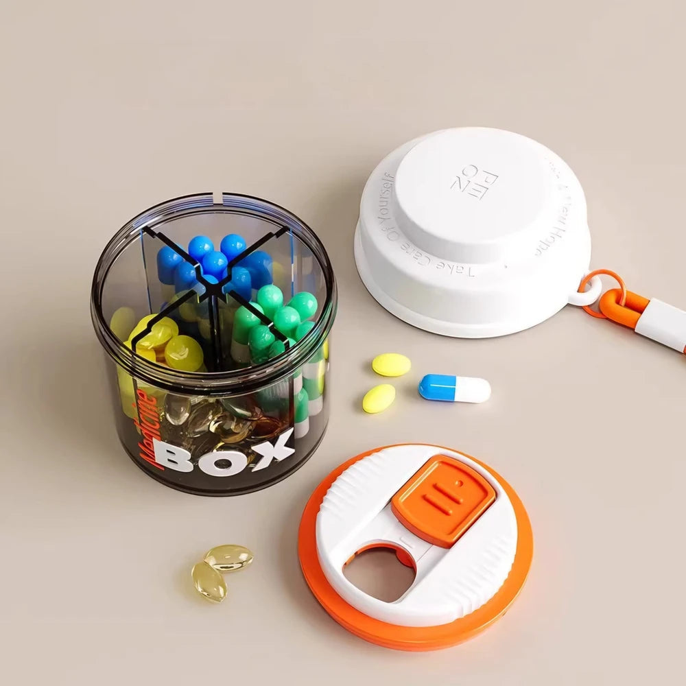 Pastillero Portatil Con Correa Para Viajes