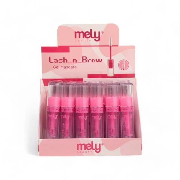 GEL MASCARA TRANSPARENTE PARA PESTAÑAS Y CEJAS MELY x24u
