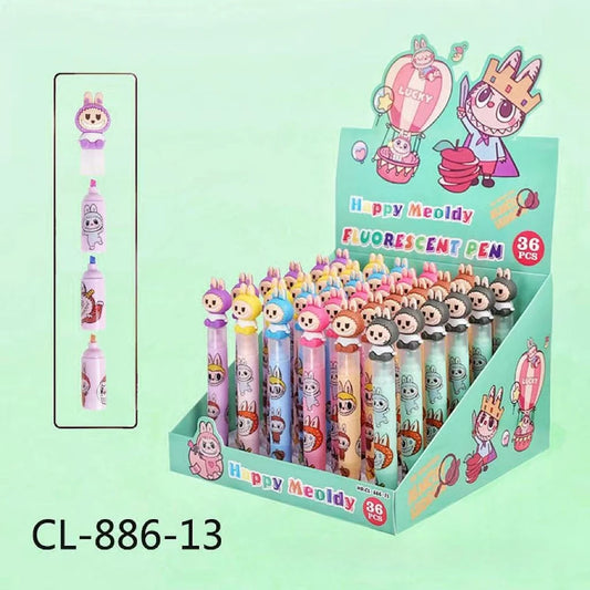 Resaltadores Apilables Labubu