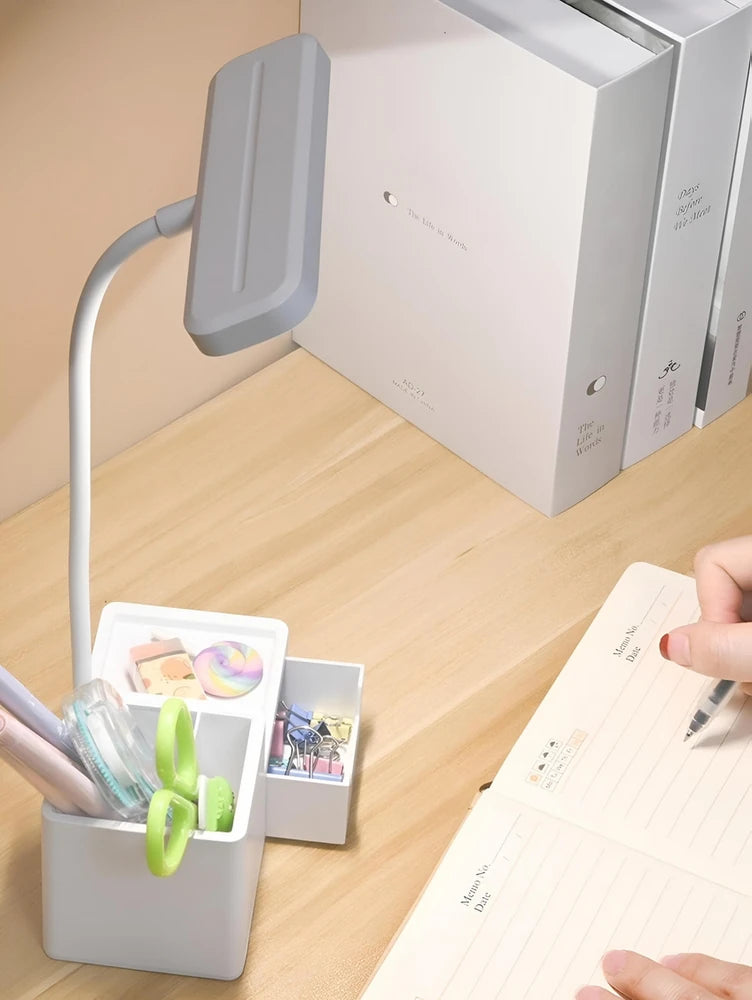 Lampara LED de Escritorio Con Organizador