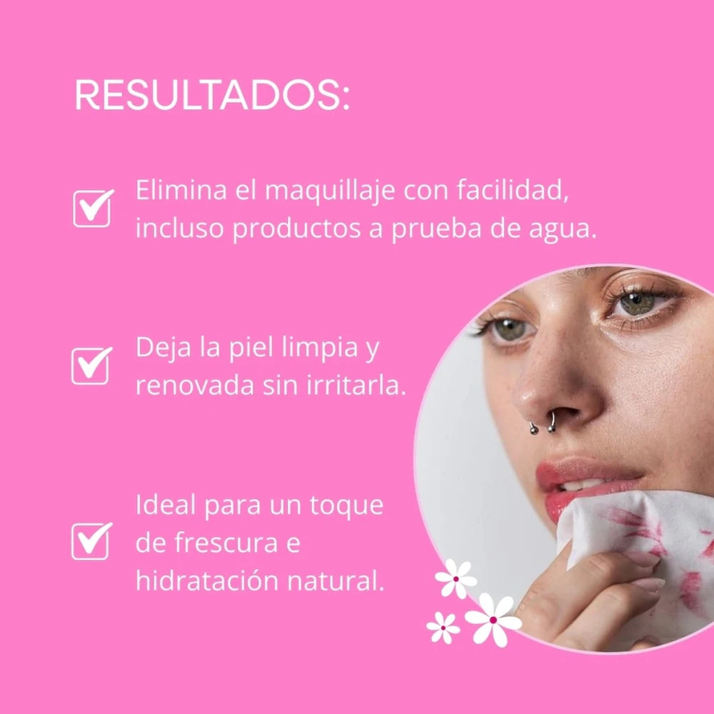 COLLAGEN MAKE-UP REMOVER CLEANSING TOWELETTES 70G MELY