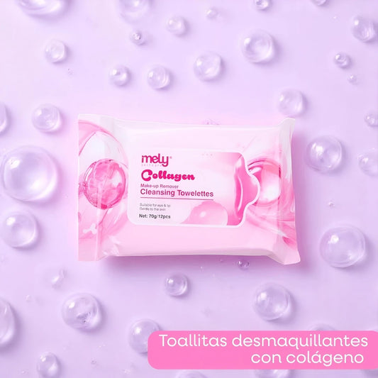 COLLAGEN MAKE-UP REMOVER CLEANSING TOWELETTES 70G MELY