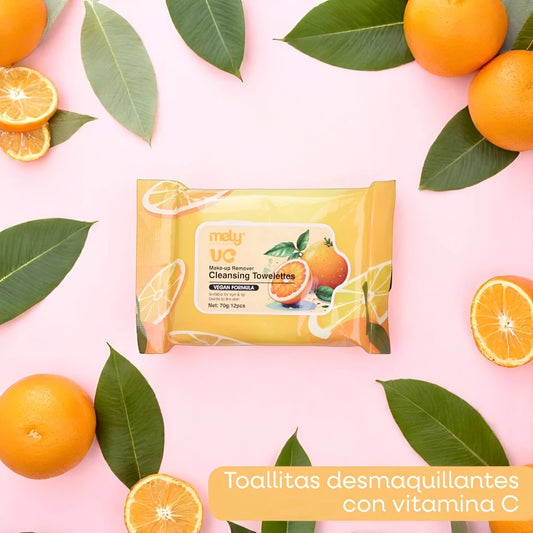 TOALLITAS HUMEDAS VC X12 PCS MAKE UP REMOVER MELY