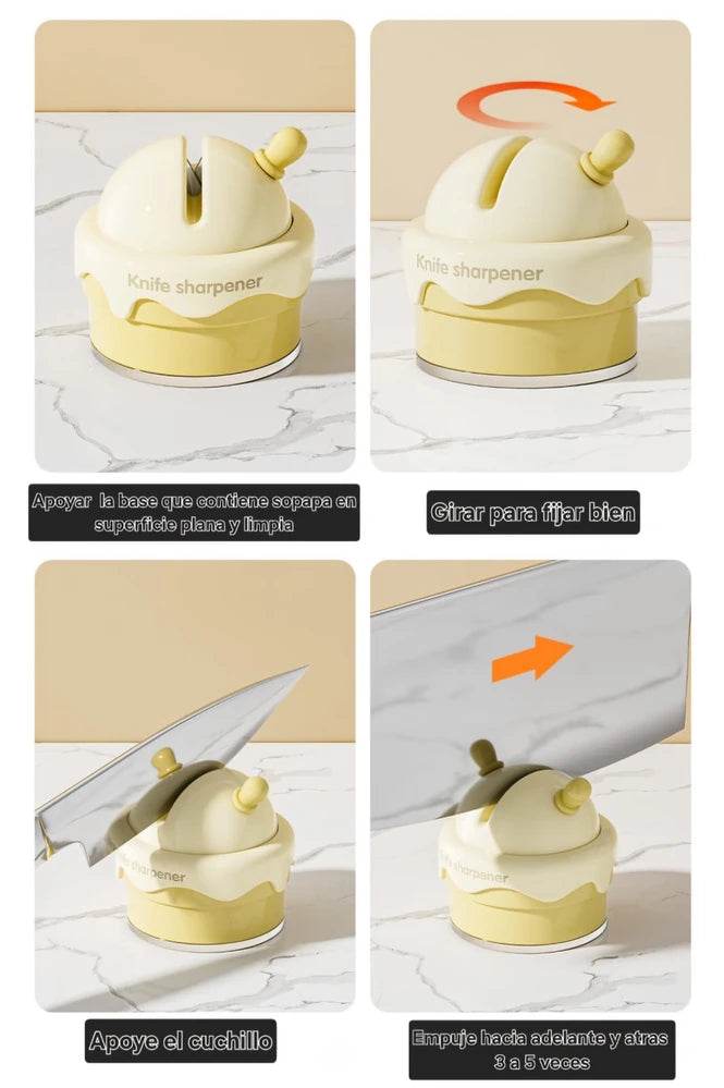 Afilador de Cuchillos Diseño Postre