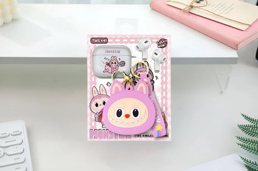 Auriculares Inalámbricos Labubu+Protector