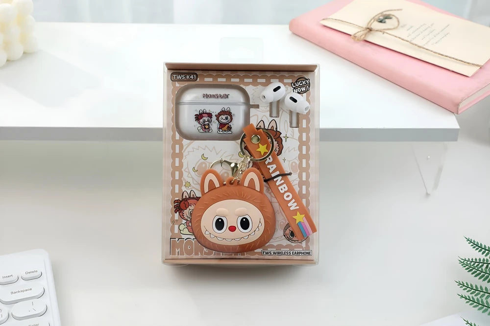 Auriculares Inalámbricos Labubu+Protector