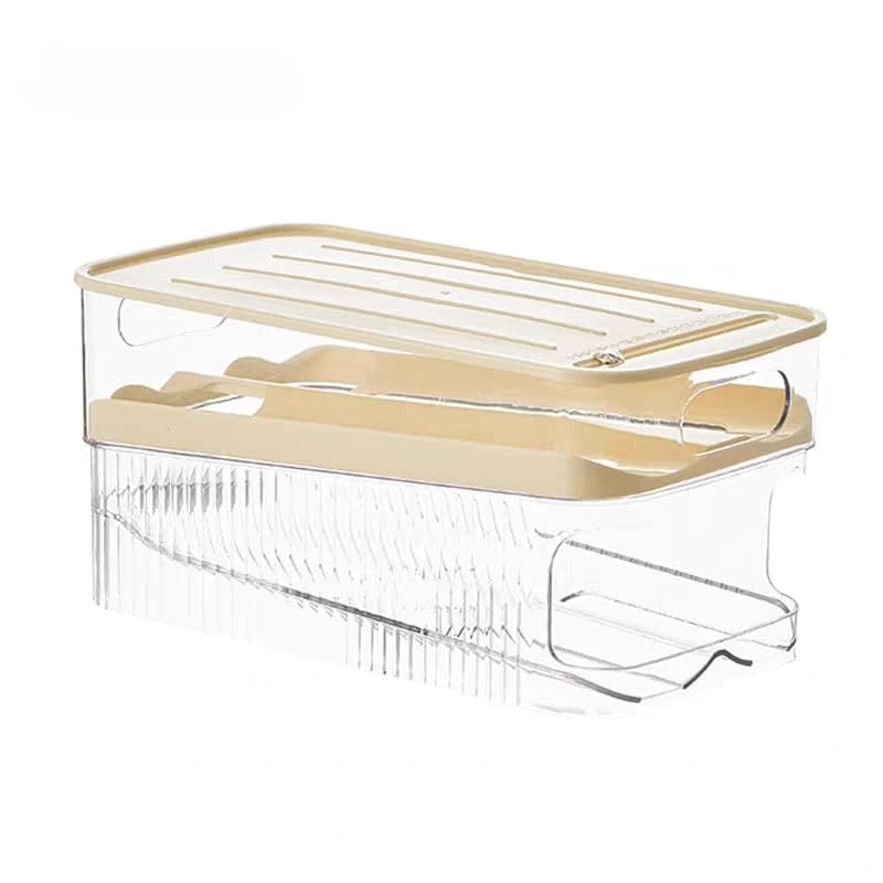 Organizador para Huevos de 2 Niveles Doble Fila